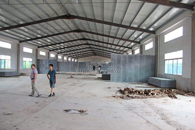 瀏陽(yáng)食品廠廠房輕質(zhì)隔墻板工程